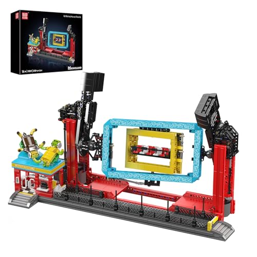 Mould King 11019 MOC Technik Fernsteuerbares elektrisches Wellenfahrgeschäft Freizeitpark-Bausteinset APP Großes kreatives Freizeitparkmodell Technologie Klemmbausteine Bausatz （2118+Teile） von Mould King