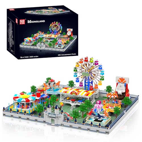 Mould King 11022 Technik Spielzeug-Vergnügungspark – Realistisches Bauset für kreative Kinder, Spielset für Jungen und Mädchen ab 14 Jahren Kinder mit Riesenrad detailgetreuen Attraktionen(5220 Teile) Mould King 11022 Technik Spielzeug-Vergnügungspark – Realistisches Bauset für kreative Kinder, Spielset für Jungen und Mädchen ab 14 Jahren Kinder mit Riesenrad detailgetreuen Attraktionen(5220 Teile) von Mould King