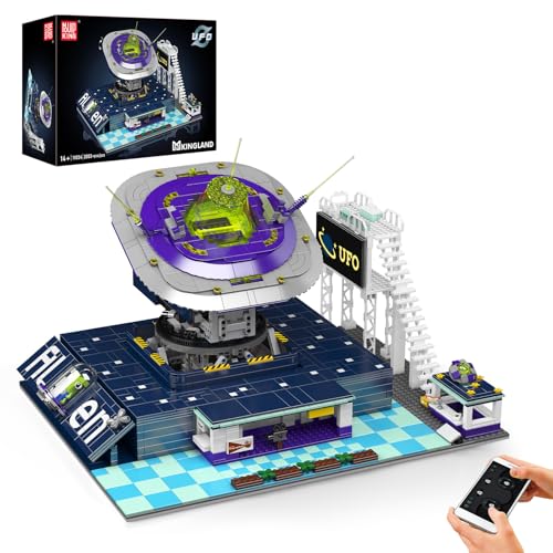 Mould King 11024 Technik Außerirdischer Fliegender-Teller-Baustein-Modell-Set APP Elektrische Fernsteuerungs-Drehmechanik Kreatives interaktives Baustellenmodell MOC Klemmbausteine Bausatz 496+pcs Mould King 11024 Technik Außerirdischer Fliegender-Teller-Baustein-Modell-Set APP Elektrische Fernsteuerungs-Drehmechanik Kreatives interaktives Baustellenmodell MOC Klemmbausteine Bausatz 496+pcs von Mould King