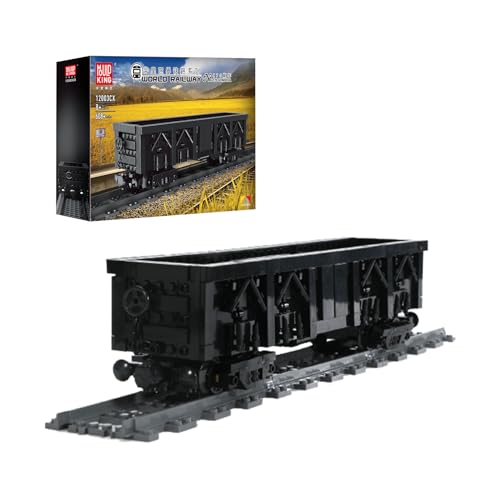 Mould King 12003CX Wagon für Dampflokomotive schwarz Klemmbausteine 608+pcs Spielzeug Bausatz–NEU-OVP von Mould King