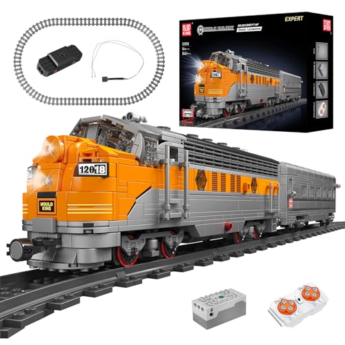 Mould King 12018 Technik USA EMD F7 WP Elektr Steam Locomotive, 1541 Teile Ferngesteuert Personenzug Baustein Modell, Eisenbahnen Zug Series Klemmblock Bauvorrichtung Mould King 12018 Technik USA EMD F7 WP Elektr Steam Locomotive, 1541 Teile Ferngesteuert Personenzug Baustein Modell, Eisenbahnen Zug Series Klemmblock Bauvorrichtung von Mould King
