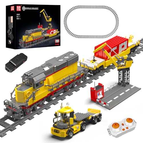 Mould King 12027 Technik EMD SD40-2 Diesel Locomotive Zug Baustein Modell, 1170 Teile Schienen Train mit Motor, Ferngesteuertes Zug Modellbausatz Bausteinset Mould King 12027 Technik EMD SD40-2 Diesel Locomotive Zug Baustein Modell, 1170 Teile Schienen Train mit Motor, Ferngesteuertes Zug Modellbausatz Bausteinset von Mould King