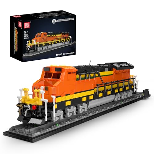 Mould King 12041 Technik Welt-Eisenbahn-Serie-Lokomotiv-Baustein-Modell, im Stil nordamerikanischer Eisenbahnlokomotiven | Großmaßstäbliches Lokomotiv-Frontmodell, Güterbahnzug Klemmbausteine Bausatz Mould King 12041 Technik Welt-Eisenbahn-Serie-Lokomotiv-Baustein-Modell, im Stil nordamerikanischer Eisenbahnlokomotiven | Großmaßstäbliches Lokomotiv-Frontmodell, Güterbahnzug Klemmbausteine Bausatz von Mould King