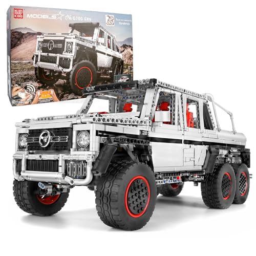 Mould King 13061 Technik Offroad-Fahrzeug, Geländewagen Ferngesteuert mit Motor und Fernbedienung, Technisches Offroad-kit Klemmbausteine Geschenk zum Geburtstag und Weihnachten von Mould King