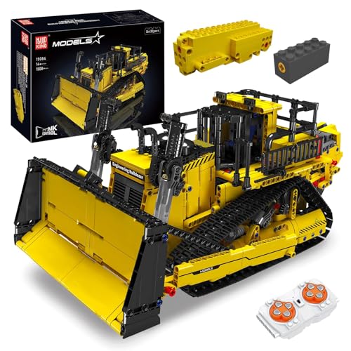 Mould King 15071 Technik Ferngesteuert Bulldozer für Erwachsene, 1508 Stück Bauspielzeug, 2.4 GHz RC LKW Bausätze Spielzeug Geschenke für 8+ Jahre alte Jungen von Mould King