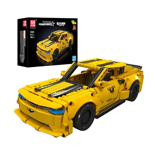 Mould King 15081 Bumblebee Pull Back Auto 736 Klemmbausteine (Lego komp.) von Mould King