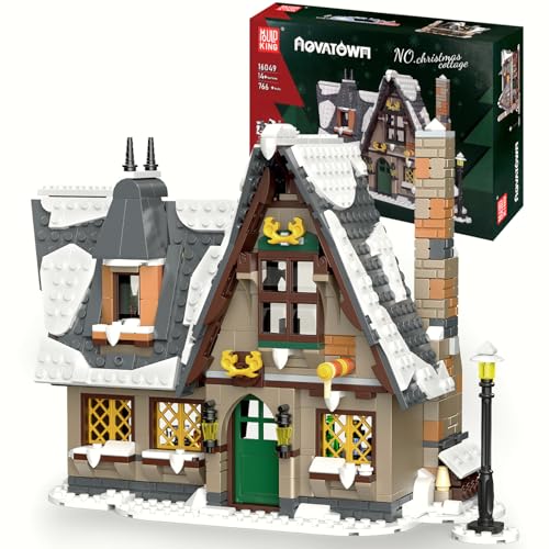 Mould King 16049 Weihnachtshaus Bausteine Modell, 766 Teile Weihnachten Lebkuchenhaus Spielzeug, Kreativserie Klemmbausteine Bausatz Architektur Haus Schneedekoration Geschenk/Spielzeug/Sammlerstücke Mould King 16049 Weihnachtshaus Bausteine Modell, 766 Teile Weihnachten Lebkuchenhaus Spielzeug, Kreativserie Klemmbausteine Bausatz Architektur Haus Schneedekoration Geschenk/Spielzeug/Sammlerstücke von Mould King