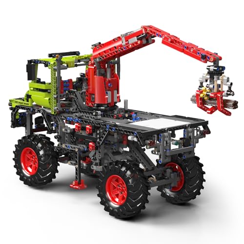 Mould King 17038 Geländefahrzeug Bausteine Modell, 2002 Teile Technik Ferngesteuert Geländewagen Kit, Ferngesteuert Offroader Bausatz als Spielzeug und Geschenke (14 Jahre und älter) von Mould King