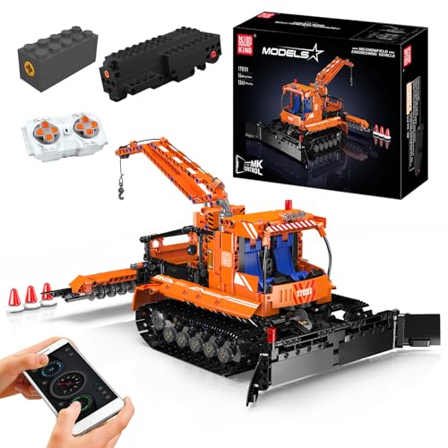 Mould King 17051 Technik Schneepflug Bausteine Modell, 1241 Teile Ferngesteuert Konstruktionsspielzeug Auto Bausatz, Schneepflug LKW Bausteinset als Geschenk/Spielzeug/Sammlerstücke Mould King 17051 Technik Schneepflug Bausteine Modell, 1241 Teile Ferngesteuert Konstruktionsspielzeug Auto Bausatz, Schneepflug LKW Bausteinset als Geschenk/Spielzeug/Sammlerstücke von Mould King