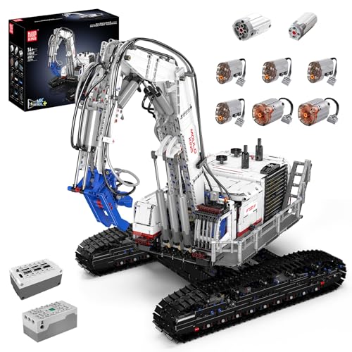 Mould King 17062 MOC Technik Elektrischer Ferngesteuerter Abbruchkran APP Abbruchmaschine Technologie Klemmbausteine Bausatz 8 kraftvollen Motoren Technologie Bausatz Modell (4195+Teile) von Mould King
