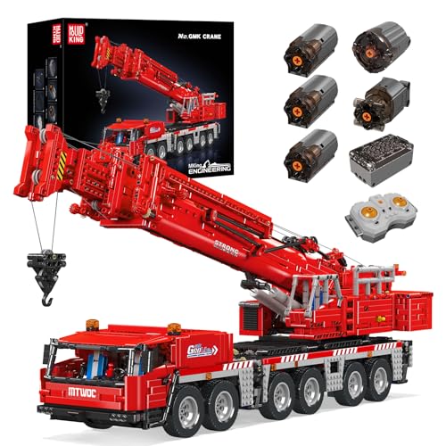 Mould King 17065 Technik GMK Heavy Duty Kran Klemmbausteine Bausatz Kit, 4566+ PCS MOC Ferngesteuerte Raupenkran Blöcke Spielzeug mit 5 Motor, Bausatz Kit für Kinder 14+/Erwachsene Mould King 17065 Technik GMK Heavy Duty Kran Klemmbausteine Bausatz Kit, 4566+ PCS MOC Ferngesteuerte Raupenkran Blöcke Spielzeug mit 5 Motor, Bausatz Kit für Kinder 14+/Erwachsene von Mould King