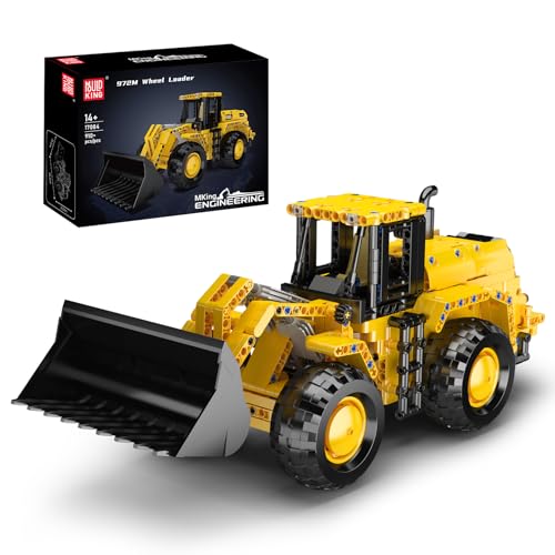 Mould King 17084 Technik 972M-Rad-Baggerlader-Baustein-Modell, Baumaschinen-Serie Bulldozer Technologie Klemmbausteine Bausatz （910+Teile） Erwachsenen-Bastel-Statische Ausstellung 14 Jahre+ von Mould King