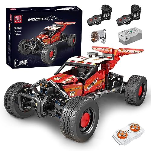Mould King 18019 Technik ferngesteuert Offroad Rennwagen, 708 Stück Mit 3 Motoren, Modellbaustein Der Mechanische Gruppe Für Extreme Offroad Fahrzeuge, Technologie Klemmbausteine Bausatz Mould King 18019 Technik ferngesteuert Offroad Rennwagen, 708 Stück Mit 3 Motoren, Modellbaustein Der Mechanische Gruppe Für Extreme Offroad Fahrzeuge, Technologie Klemmbausteine Bausatz von Mould King