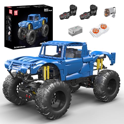Mould King 18039 Technik APP Fernsteuerung SUV Geländewagen Truck Baustein-Set, MOC Kletter-Rennwagen Technologie Klemmbausteine Bausatz Geeignet für Jugendliche ab 14 Jahren und Erwachsene Mould King 18039 Technik APP Fernsteuerung SUV Geländewagen Truck Baustein-Set, MOC Kletter-Rennwagen Technologie Klemmbausteine Bausatz Geeignet für Jugendliche ab 14 Jahren und Erwachsene von Mould King