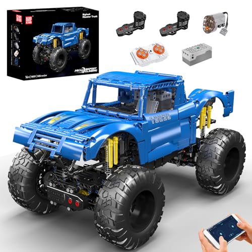 Mould King 18039 Technik Geländewagen Off-Road Buggy, 1454 Teile Bigfoot Kletterauto Baustein Modellbausatz mit Motoren, Offroader Fahrzeuge Bauset Geschenk für Erwachsene und Kinder Mould King 18039 Technik Geländewagen Off-Road Buggy, 1454 Teile Bigfoot Kletterauto Baustein Modellbausatz mit Motoren, Offroader Fahrzeuge Bauset Geschenk für Erwachsene und Kinder von Mould King