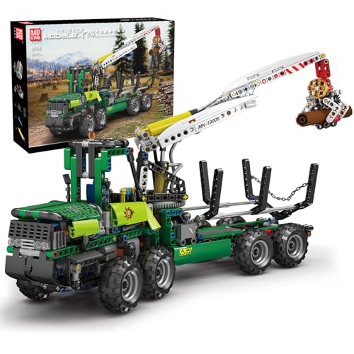 Mould King 19006 Traktor, Bauspiel, Geschenk für Kinder, Fahrzeug ab 12 Jahren (1582 Teile) von Mould King