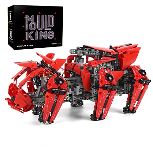 Mould King 20005 Baustein-Kits mit gehendem Panzer, MOC-Baustein-Set zum Bauen, Geschenk für Kinder ab 8 Jahren, Sammlungsbegeisterte für Erwachsene (1608 Teile, mit Motor/APP-Fernbedienung) von Mould King
