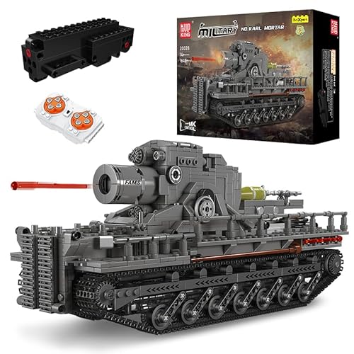 Mould King 20028 Technik Karl-Gerat 040 Kettenpanzerwagen Bausteine Modell, Ferngesteuert Tank mit Fernbedienung und App Dual Control, Panzer Spielzeug Bausatz für Erwachsene und Kinder… Mould King 20028 Technik Karl-Gerat 040 Kettenpanzerwagen Bausteine Modell, Ferngesteuert Tank mit Fernbedienung und App Dual Control, Panzer Spielzeug Bausatz für Erwachsene und Kinder… von Mould King