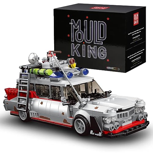 Mould King 27020 Technologie Supersportwagen Bausätze für Kinder, 603 Teile Klemmblöcke Meteor Krankenwagen ECOT-1 Auto mit Vitrine, Lernspielzeug für Kinder und Erwachsene von Mould King