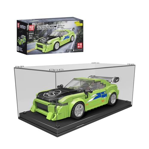 Mould King 27033 Eclipse Sportwagen Klemmbausteine mit Acryl-Vitrine Modellautos zum Sammeln (338Teile) von Mould King