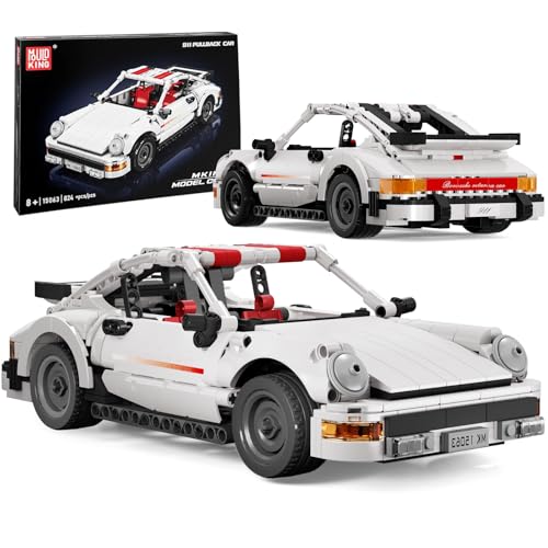 Mould King 911 Technik Sportwagen Bausteine Spielzeug,15063 MOC Sportwagen Bauset,Rennwagen-Bauset für Kinder, Jungen, Mädchen und Motorsport-Fans, Auto-Geschenk zum Sammeln(824 Teile) von Mould King
