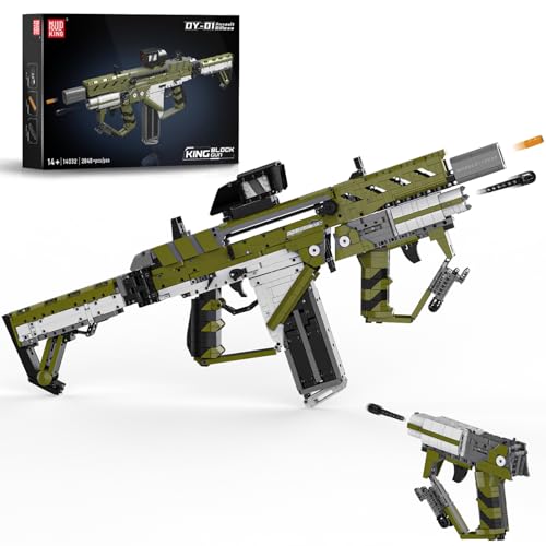 Mould King 14032 Building Block Gun für Erwachsene, 1:1 Scale Tactical Assault Rifle Building Sets, STEM Construction Toy für Jungs ab 14, Militärmodell-Liebhaber & Sammler (2848 Stück) Mould King 14032 Building Block Gun für Erwachsene, 1:1 Scale Tactical Assault Rifle Building Sets, STEM Construction Toy für Jungs ab 14, Militärmodell-Liebhaber & Sammler (2848 Stück) von Mould King