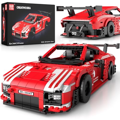 Mould King Technic Speed Champions Spielzeugauto-Modellbausatz,10167 MOC Sportwagen Bauset,Rennwagen-Bauset für Kinder, Jungen, Mädchen und Motorsport-Fans, Auto-Geschenk zum Sammeln(1717 Teile) von Mould King