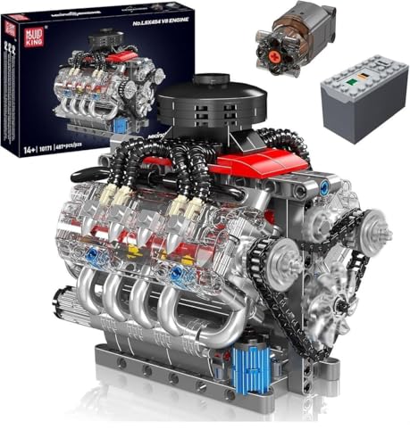 Mould King Chevy LSX454 Motorisierter V8-Motor 10171 von Mould King