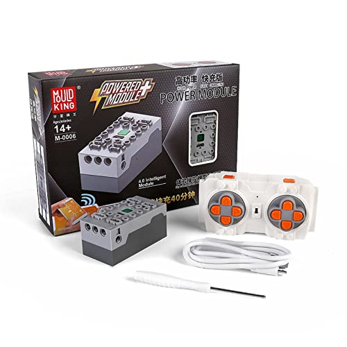 Mould King Fernbedienung und Batteriebox Mit App-Steuerung, Originalverpackung, 14 cm x 29 cm x 8 cm, 6 Jahre - 12 Jahre, 1 Stück von Mould King