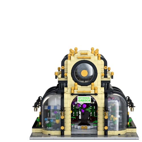 Mould King Klemmbausteine Haus Architektur Bausteine Bausatz mit LED-Leuchten Mould King Klemmbausteine Haus Architektur Bausteine Bausatz mit LED-Leuchten von Mould King