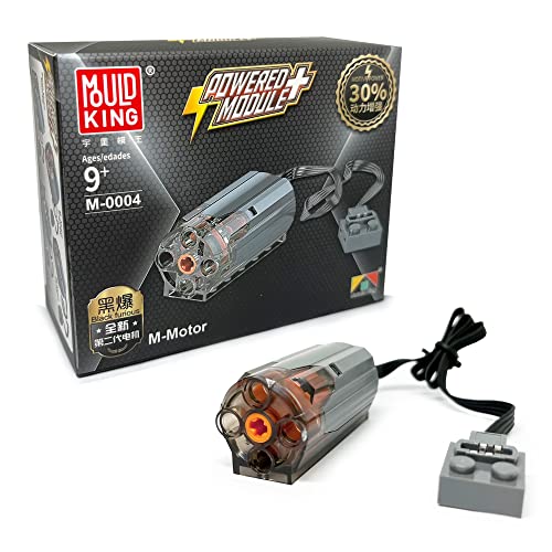 Mould King M0004 Technik M-Motor Upgrade Power-Function Zubehör Klemmbausteine DIY Zubehör Kompatibel mit Technik Ferngesteuertes Auto von Mould King