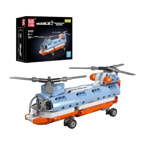 Mould King Tandem Rotor Helicopter Building Toy Set 24050 von Mould King