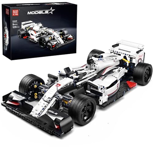 Mould King Technik Formula Rennauto Bausteine, 1235 Teile Bauset für Kinder - Sammlerstück - Geschenk für Jungen & Mädchen ab 10 Jahren oder Erwachsene Fans (Statische Version) von Mould King
