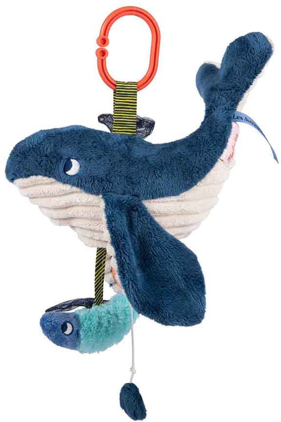 Moulin Roty Les Aventures de Paulie Spieluhr, Whale, Babyspielzeug von Moulin Roty