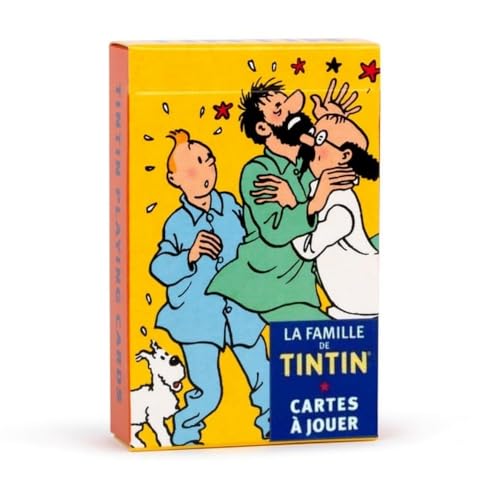 54 French Playing cards Tintin: Tintin Family (51033) von Moulinsart