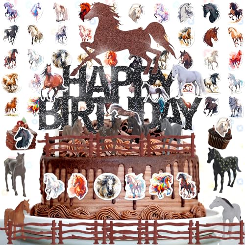 16 Stück Pferde Tortendeko Geburtstag Cake Toppers Pferde Cupcake Toppers Realistische Kunststoff Pferde Zaun Tortenstecker für Geburtstag Thema Party Torte Dekorationen 16 Stück Pferde Tortendeko Geburtstag Cake Toppers Pferde Cupcake Toppers Realistische Kunststoff Pferde Zaun Tortenstecker für Geburtstag Thema Party Torte Dekorationen von Mount Kumgang