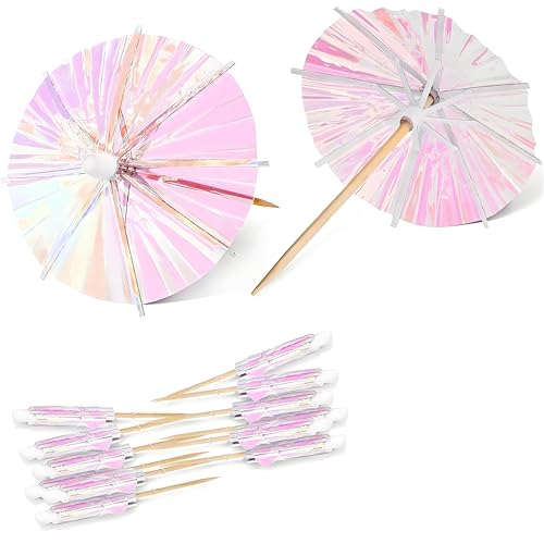 50 Pcs Regenschirme Cocktail Rosa Papier Regenschirm Kuchen Dekorieren Kit Topper Dekor 50 Pcs Regenschirme Cocktail Rosa Papier Regenschirm Kuchen Dekorieren Kit Topper Dekor von Mounteps