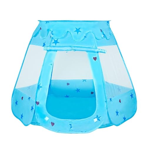 Baby Spielzelt Mit Zelt Bälle Kinder,Indoor Spielzelt Spielzeug Spielhaus (Blau) von Mounteps