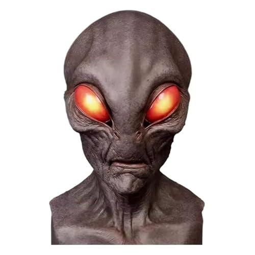Gruselige Alien Maske - Superweiche Horror Halloween Maske, gruselige Cosplay Prop für Party Dekoration, Verkleidung (A) von Mounteps