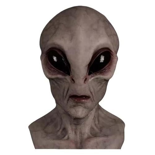 Horrible Alien Maske Horror Alien Supersoft Maske Gruselige Halloween Party Dekoration Gruselige Lustige Cosplay Prop Masken Verkleidung (C) von Mounteps