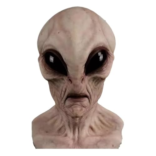 Horrible Alien Maske Horror Alien Supersoft Maske Gruselige Halloween Party Dekoration Gruselige Lustige Cosplay Prop Masken Verkleidung (D) von Mounteps