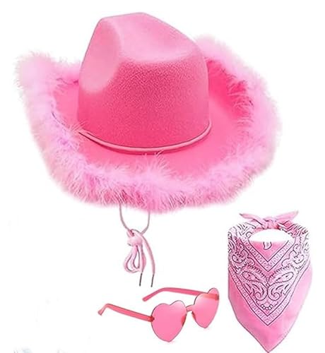 Mounteps Cowboy-Cowgirl-Hut, Bandana, Brille, Kostümzubehör für Erwachsene Mounteps Cowboy-Cowgirl-Hut, Bandana, Brille, Kostümzubehör für Erwachsene von Mounteps