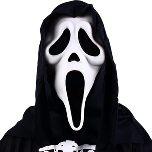 Mounteps Gruselige Halloween-Totenkopf-Maske, Horror, Halloween-Party, Kostüm, Cosplay-Requisiten (nur eine Maske) von Mounteps