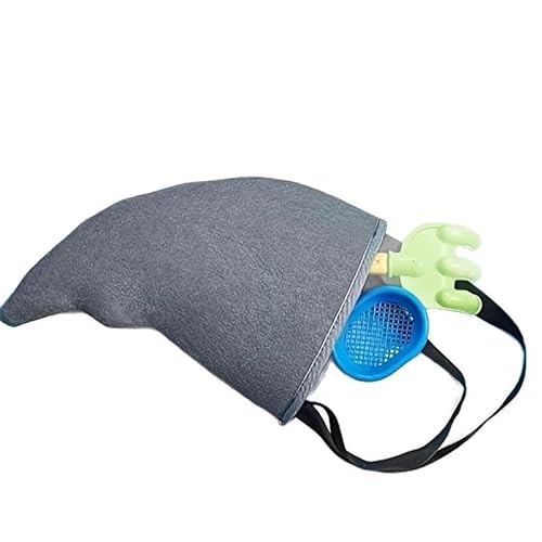 Mounteps Hai-Kostüm, Unterwasser-Kostüm, Haifischflosse mit verstellbaren Trägern, silbergraues Hai-Kostüm für Erwachsene, lustiges Party-Zubehör für Halloween und Strandveranstaltungen (grau) von Mounteps
