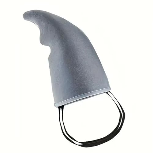 Mounteps Hai-Kostüm, Unterwasser-Kostüme, Haifischflosse mit verstellbaren Trägern, silbergraues Hai-Kostüm für alle, lustiges Party-Zubehör für Halloween und Strandveranstaltungen (Grau) von Mounteps