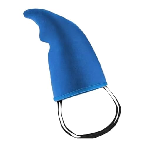 Mounteps Hai-Kostüm, Unterwasser-Kostüme, Haifischflosse mit verstellbaren Trägern, silbergraues Hai-Kostüm für alle, lustiges Party-Zubehör für Halloween und Strandveranstaltungen (blau) von Mounteps