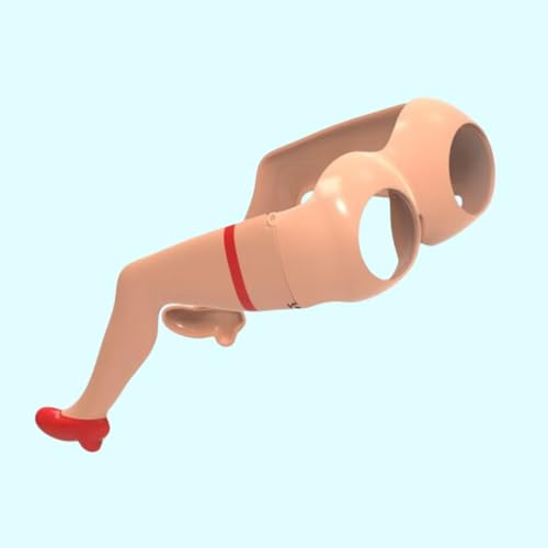 Mounteps Sonnenbrille in Form eines Beins und Gesäßes: lustige Party-Requisiten, Happy Birthday Dekor und lustige Brille für Erwachsene (transparent) von Mounteps