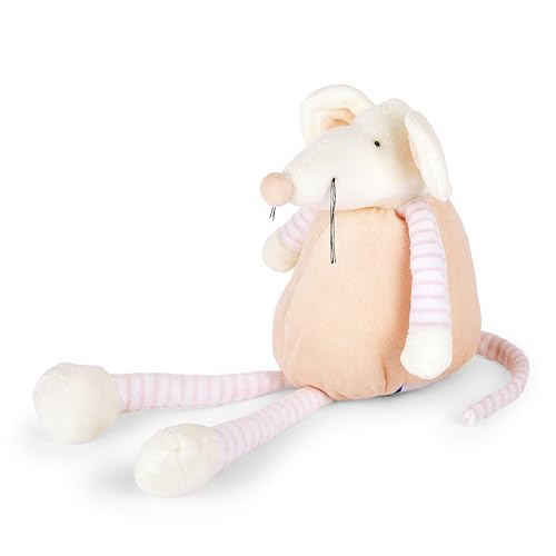 Mousehouse Gifts 34cm große rosa Stoffmaus Kuscheltier Plüschtiere für Baby Mädchen von Mousehouse Gifts