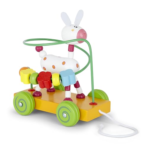 Mousehouse Gifts Hund Nachziehspielzeug Schiebespielzeug Holz für Babys und Kleinkinder Mousehouse Gifts Hund Nachziehspielzeug Schiebespielzeug Holz für Babys und Kleinkinder von Mousehouse Gifts