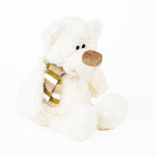 Mousehouse Gifts Weiß 25cm großer Teddybär Plüschbär Teddy bär crème von Mousehouse Gifts